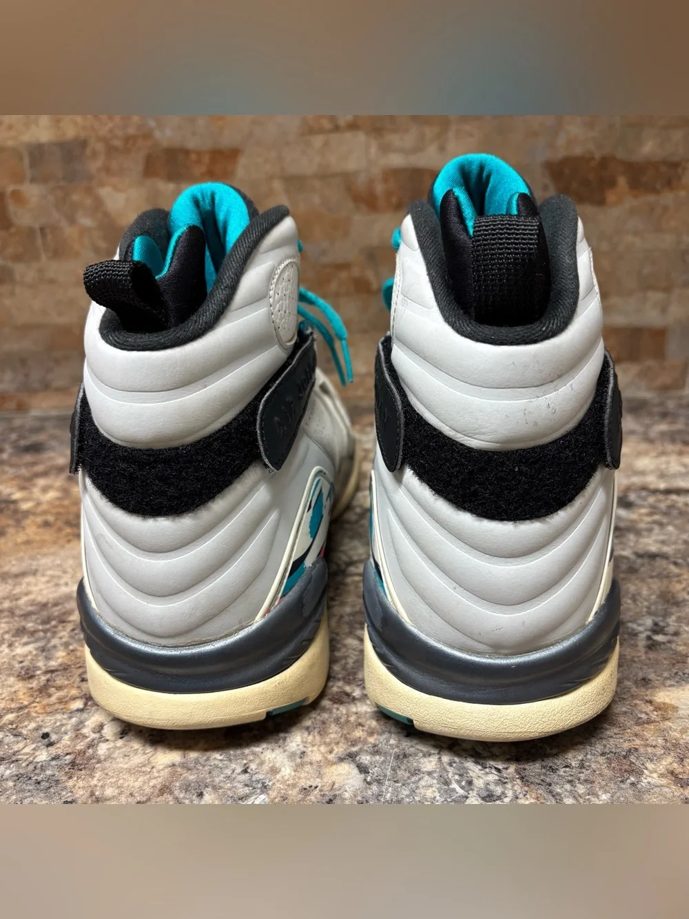 Air Jordan 8 Retro South Beach 305381-113 Size 14
